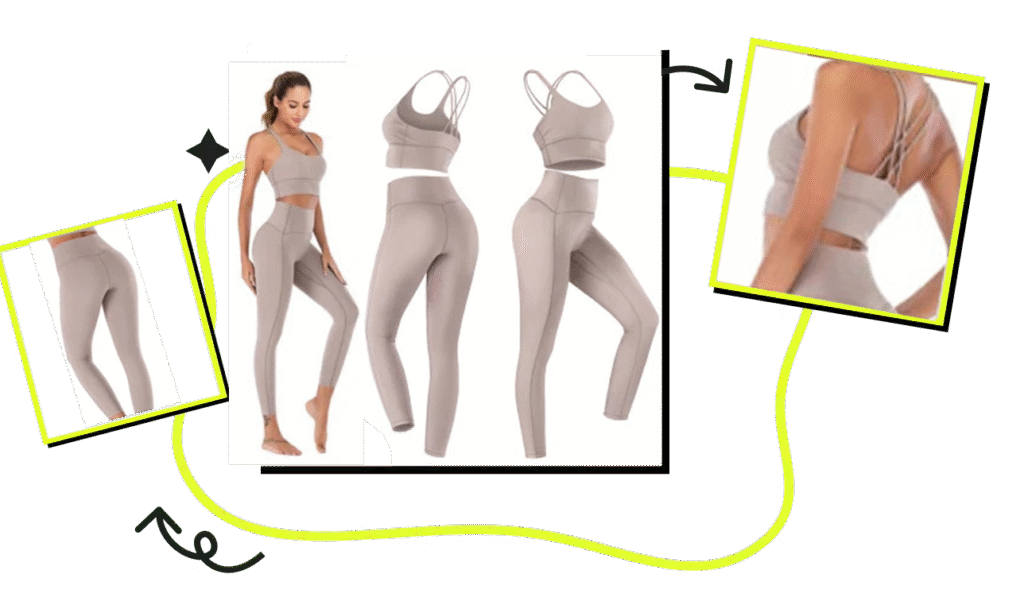 Ghost mannequin effect on fashion product photo