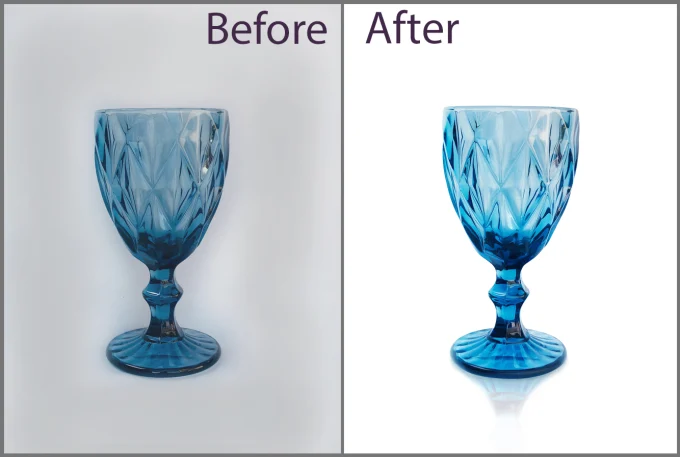 Professional background removal of product image for e-commerce
