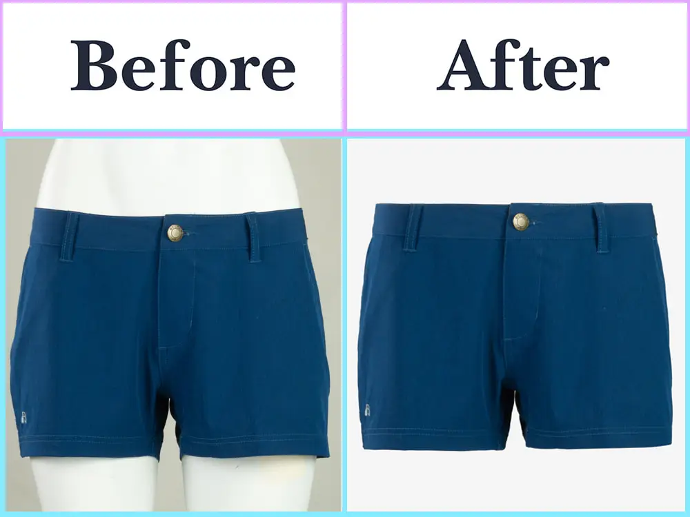 Professional men's clothing photo editing for e-commerce