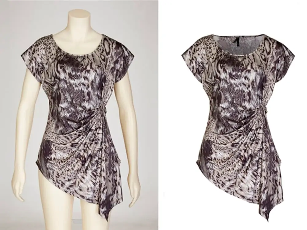 High-quality retouching of women's clothing product images