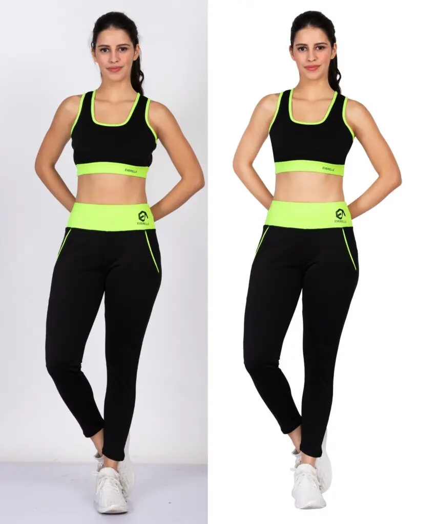 High-quality retouching of sportswear and athletic clothing images